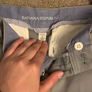 Banana republic weekend chinos - gray